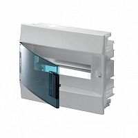 Распределительный шкаф Mistral41 12 мод., IP41, встраиваемый, термопласт, зеленая дверь |  код. 1SLM004100A1403 |  ABB
